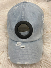 Load image into Gallery viewer, ALYSM Distressed Hat, Light Denim
