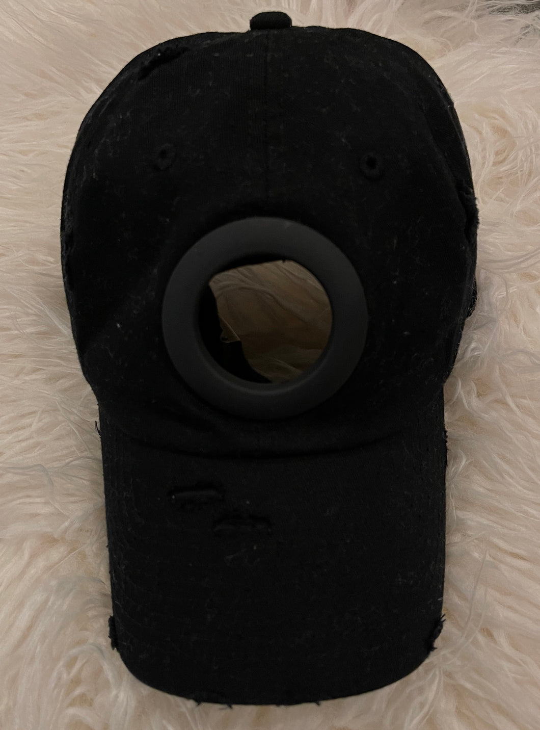 ALYSM Distressed Hat, Double Black